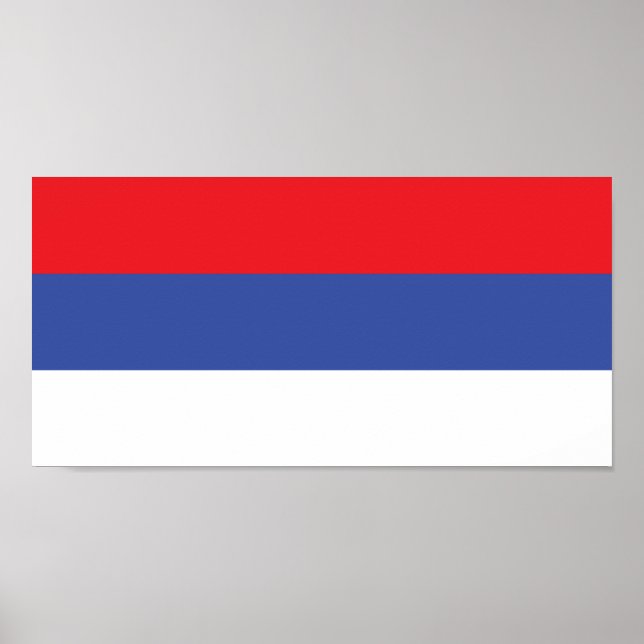 Republika Srpska Flag Poster (Front)
