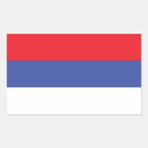 Republika Srpska Flag Rectangular Sticker