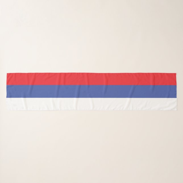 Republika Srpska Flag Scarf (Front (Horizontal))