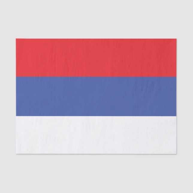 Republika Srpska Flag Tissue Paper (Front)
