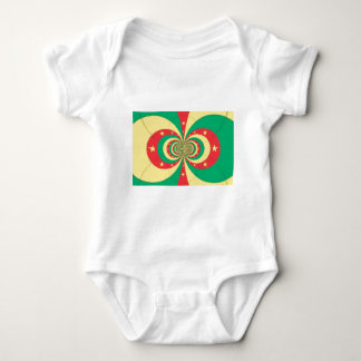 République du Cameroun five-pointed star Baby Bodysuit
