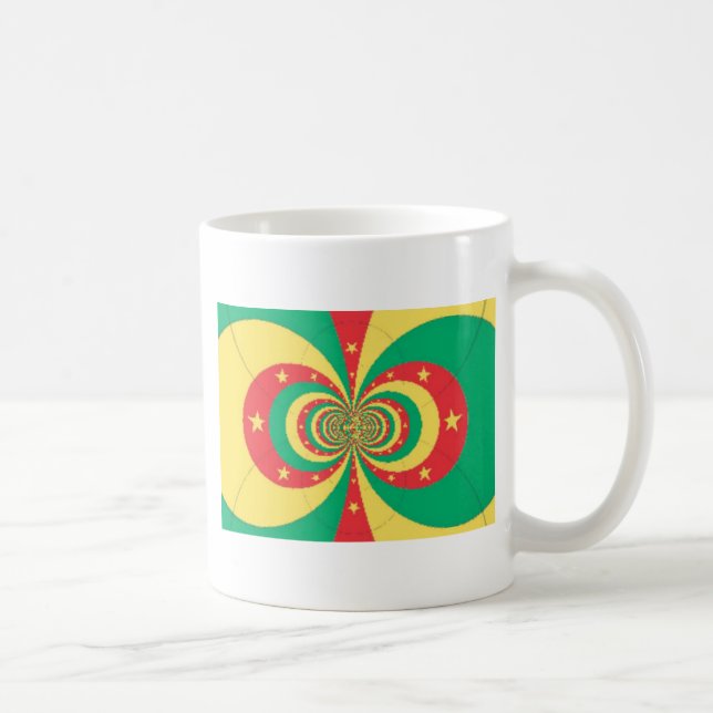 République du Cameroun five-pointed star Coffee Mug (Right)