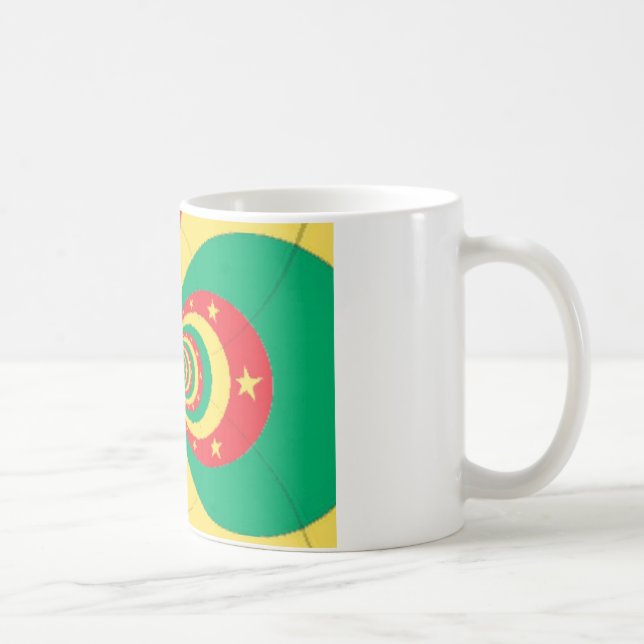 République du Cameroun five-pointed star Coffee Mug (Right)