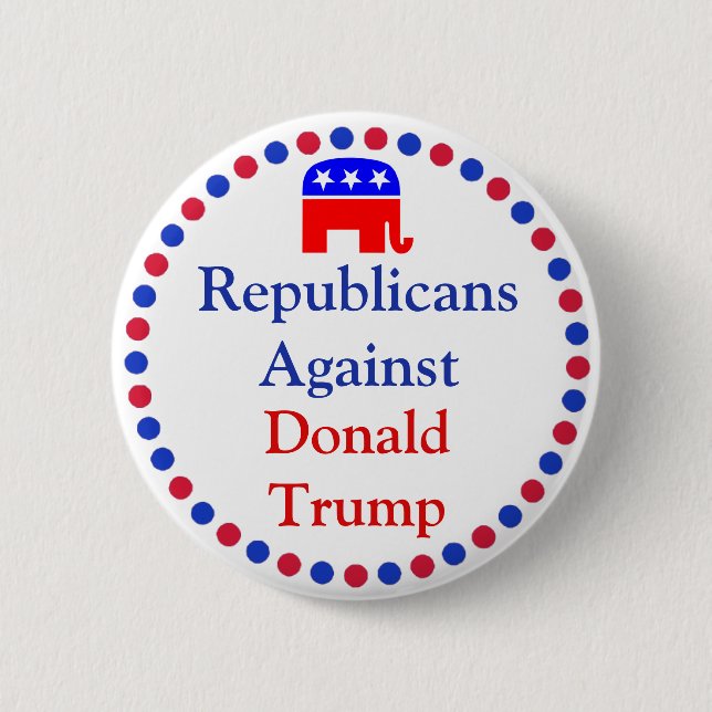 Repulicans Against Donald Trump Button (Front)