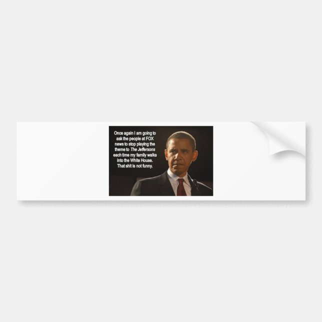 REQUEST bu the PRESIDENT Bumper Sticker (Front)