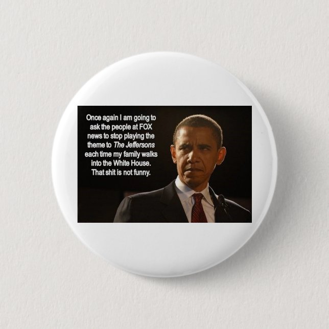 REQUEST bu the PRESIDENT Pinback Button (Front)