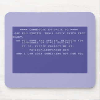 Request Your Custom Commodore 64 Design Mouse Pad