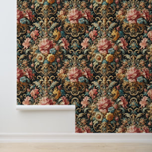 Requiem for Arcana – Gothic Floral Design Wallpaper