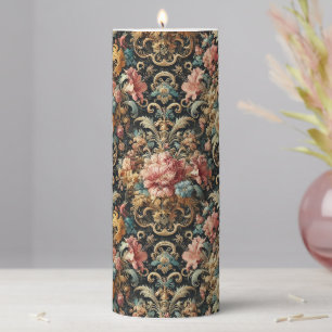 Requiem for Arcana – Gothic Sanctum in Tapestry Pillar Candle