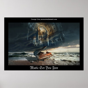 Requiem or Music set you free Poster