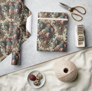 Requiem Rhapsody – Gothic Floral Wrapping Paper