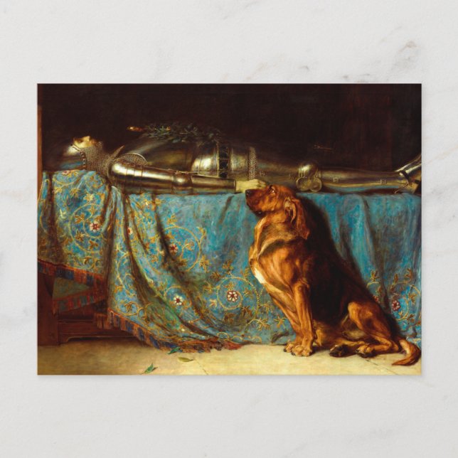 Requiescat by Briton Rivière (1888) Postcard (Front)