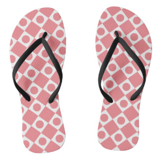 Rereo Dots White Flip Flops