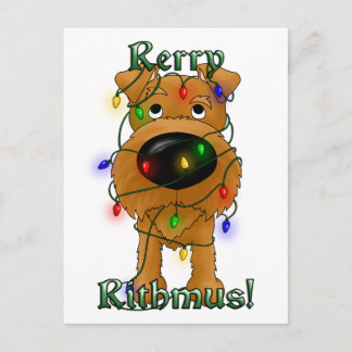 Rerry Rithmus - Irish Terrier Postcard
