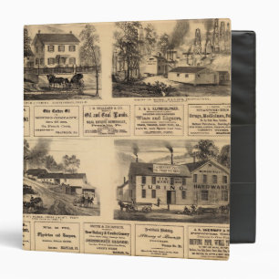 Res, oil works, bldg, Oil Creek, Rouseville Binder