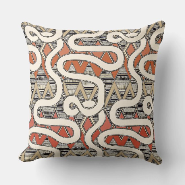 RESA fire Throw Pillow (Front)