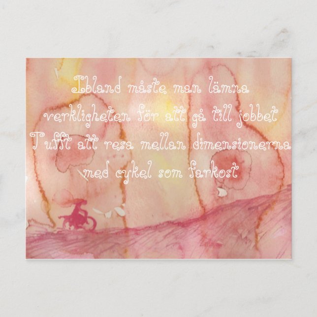 Resa mellan dimensionerna postcard (Front)