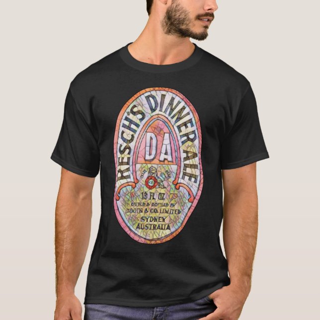RESCHS DA Beer Label Dinner Ale Dirty Annie girl T-Shirt (Front)
