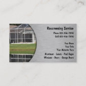 Rescreening Business Cards (Front)