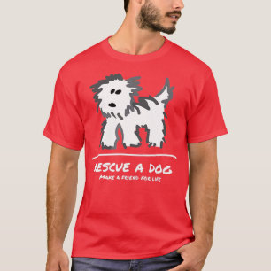 Rescue a Dog Dont Shop Adopt Animal Lover T-Shirt