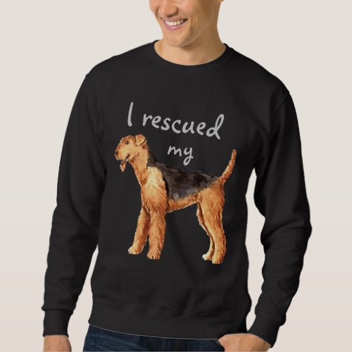 Rescue Airedale Sweatshirt