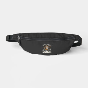 Rescue All The Dogs Vintage Dog Fanny Pack