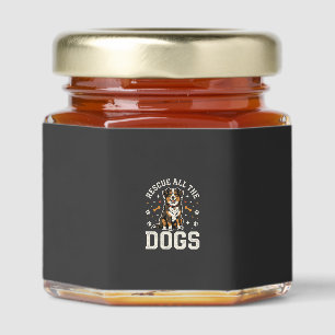 Rescue All The Dogs Vintage Dog Honey Jar Favors