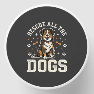 Rescue All The Dogs Vintage Dog Mini Candle Favors