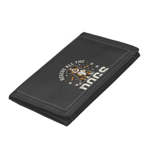 Rescue All The Dogs Vintage Dog Trifold Wallet
