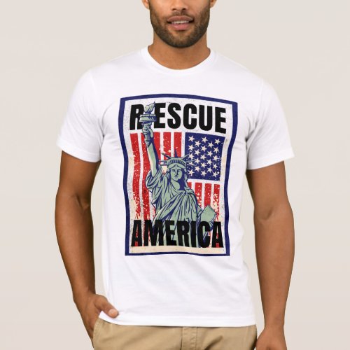 Rescue America Shirt Save America Save USA T_Shirt