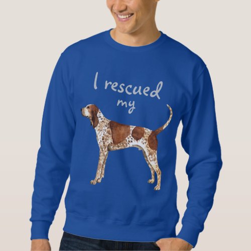 Rescue American English Coonhound Sweatshirt