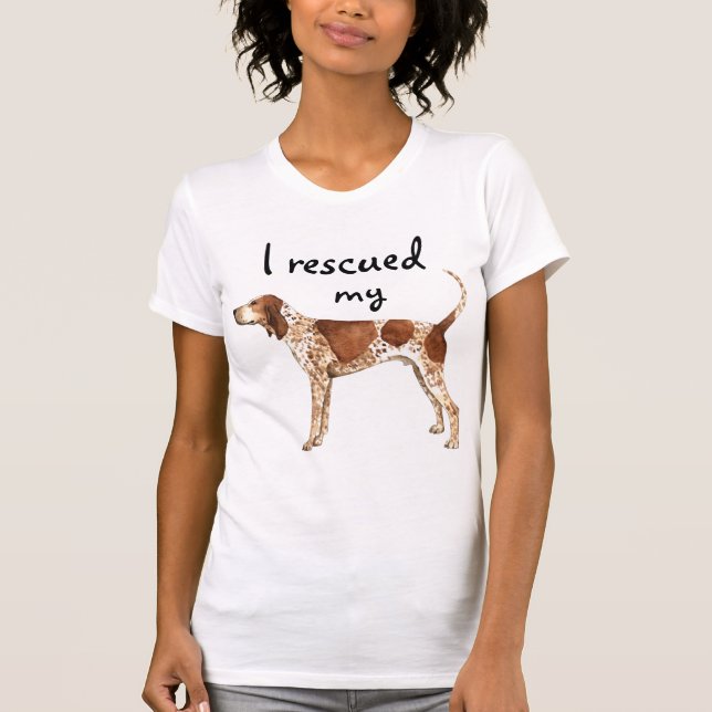 Rescue American English Coonhound T-Shirt (Front)