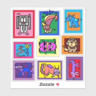 Rescue Animals Art Sticker