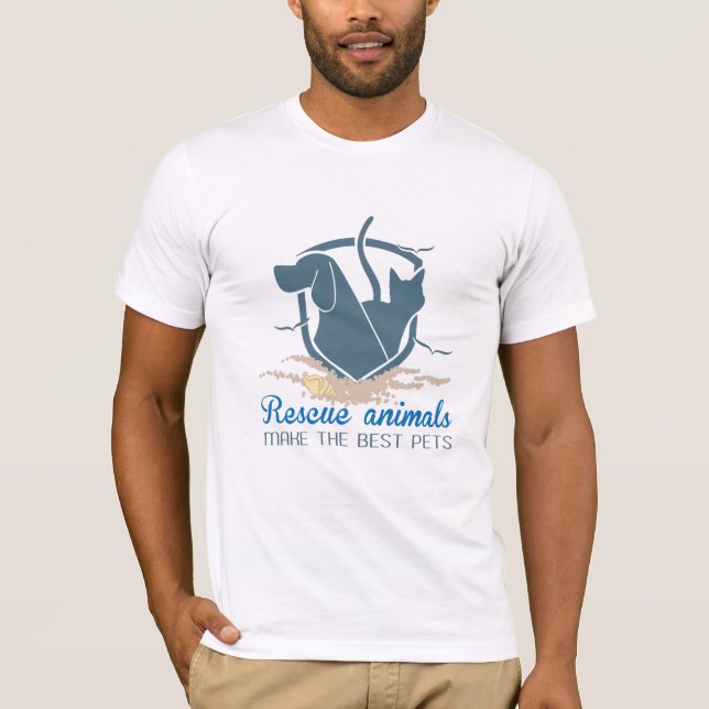 rescue animals more the best pets T-Shirt (Front)