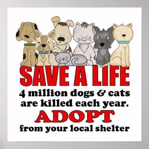 Rescue Animals Poster