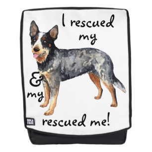 Rescue Australian Cattle Dog Backpack