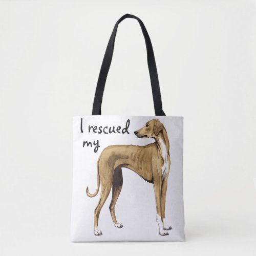 Rescue Azawakh Tote Bag