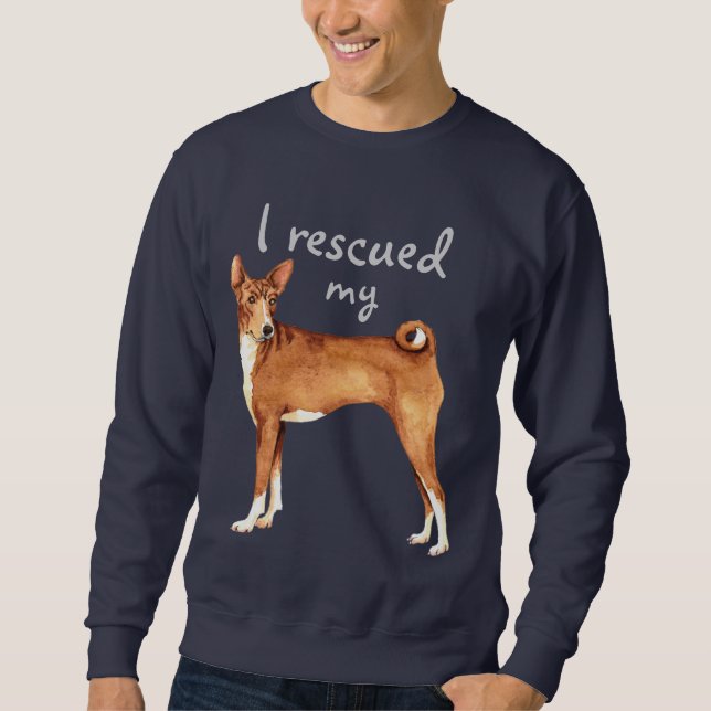 Rescue Basenji Sweatshirt (Front)