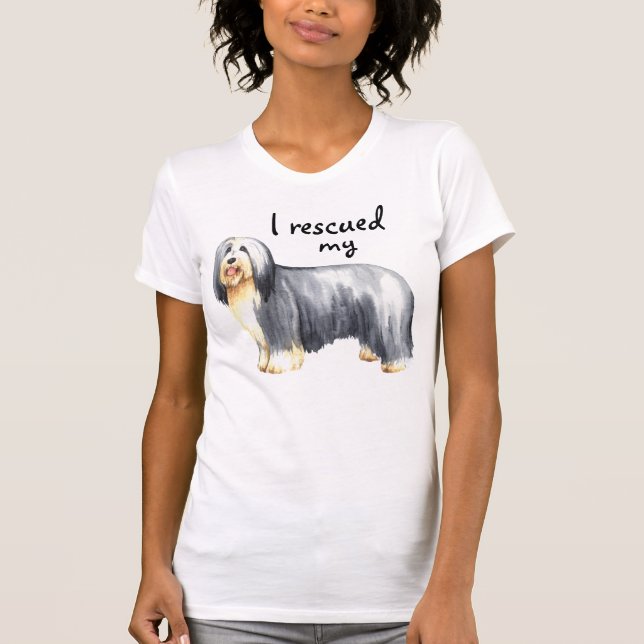 Rescue Bearded Collie T-Shirt (Front)