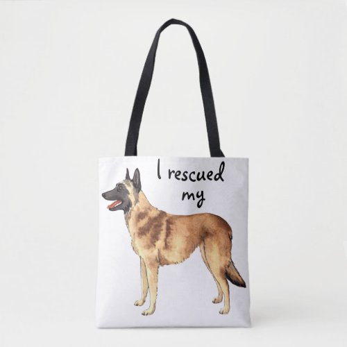 Rescue Belgian Malinois Tote Bag