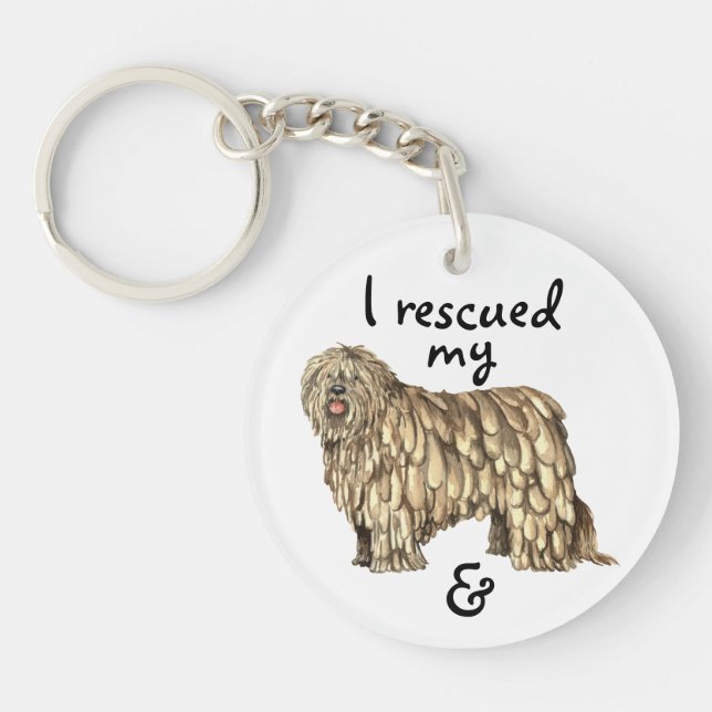Rescue Bergamasco Keychain (Front)