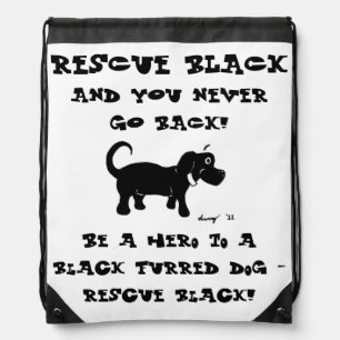 Rescue Black Dogs Backpack