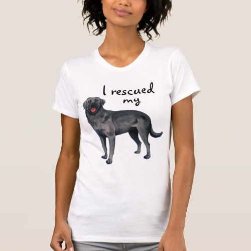 Rescue Black Lab T_Shirt