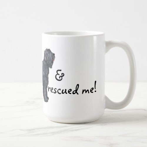 Rescue Black Russian Terrier Coffee Mug