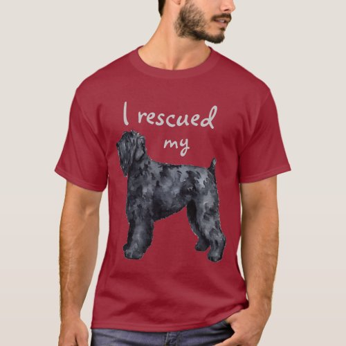 Rescue Black Russian Terrier T_Shirt