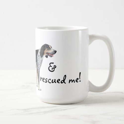 Rescue Bluetick Coonhound Coffee Mug