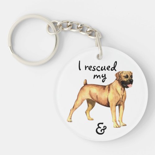 Rescue Boerboel Keychain