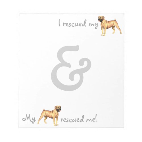 Rescue Boerboel Notepad