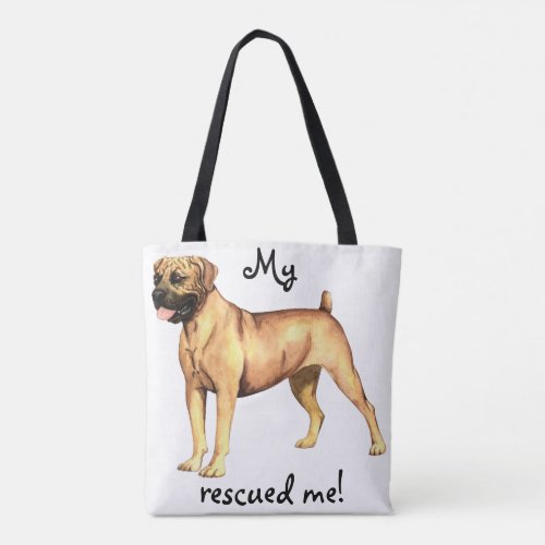 Rescue Boerboel Tote Bag