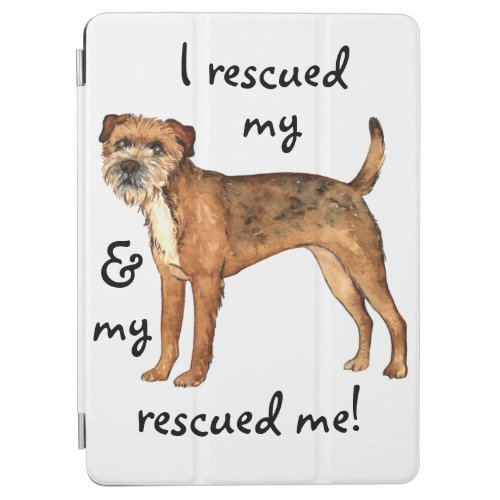 Rescue Border Terrier iPad Air Cover